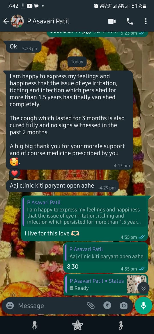 Patient Testimonial Screenshot 1
